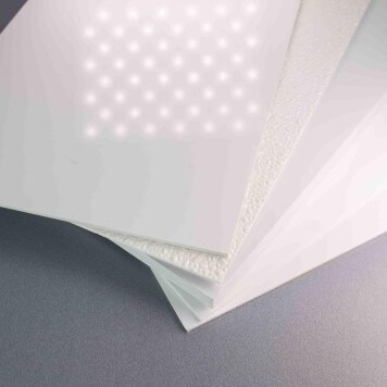  Plaque  PVC  blanche 5 mm rigide brillante r novation murs 