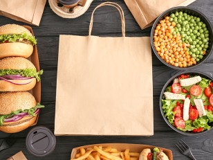 Plats à emporter et agrément alimentaire